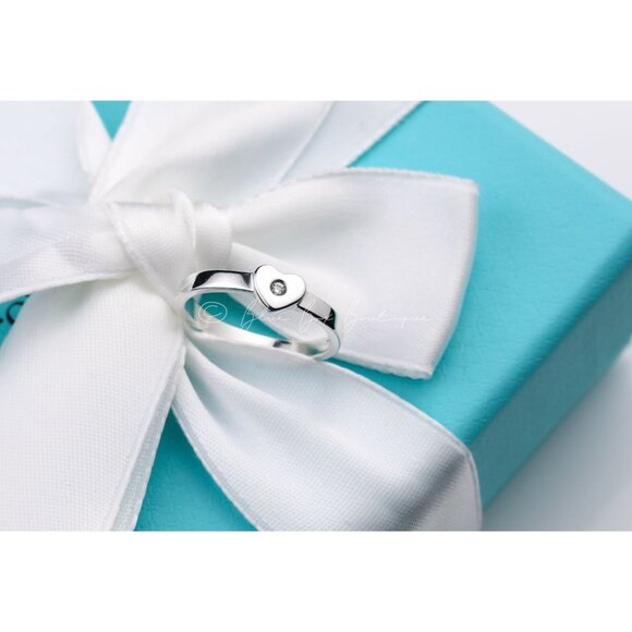 Tiffany & Co. Ring Diamond Paloma Picasso "Crown of Hearts" Heart Band - Picture 3 of 7